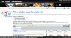 Desktop Screenshot of consult.barnsley.gov.uk
